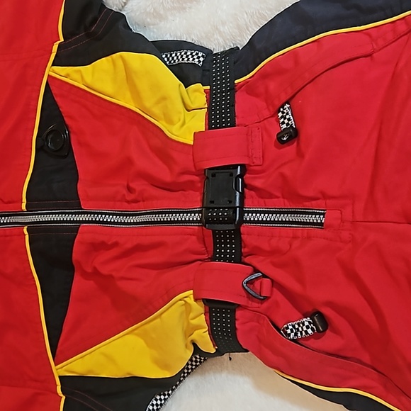 OBERMEYER VINTAGE KIDS Boy SKI SNOW SUIT RED-Black SIZE 4 preschool - Picture 4 of 12